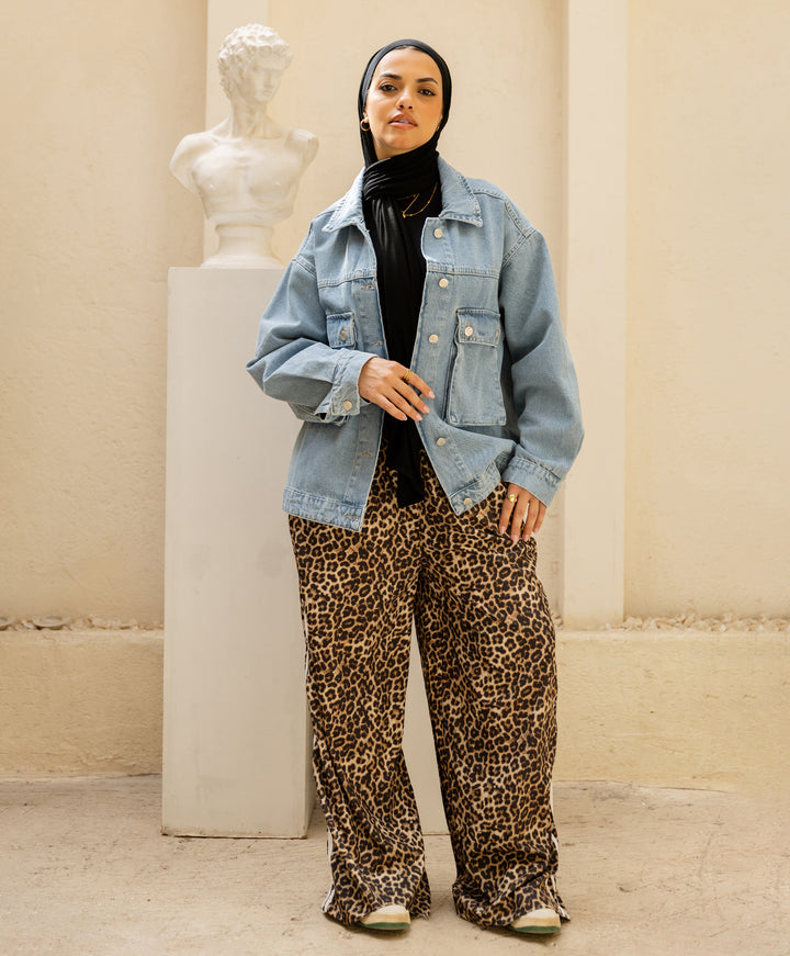 Leopard Stripes Pants