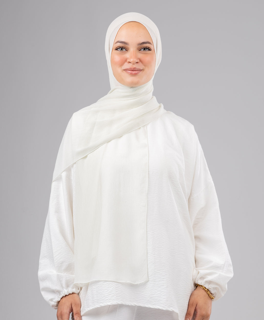 Ruffle Chiffon Scarf