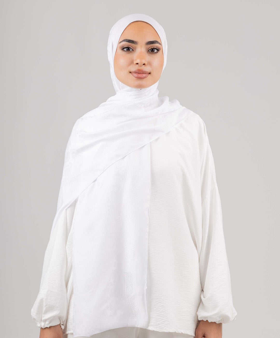 Satin Jacquard Scarf