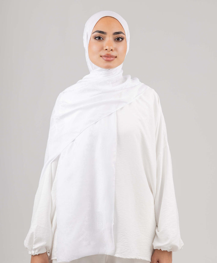 Satin Jacquard Scarf