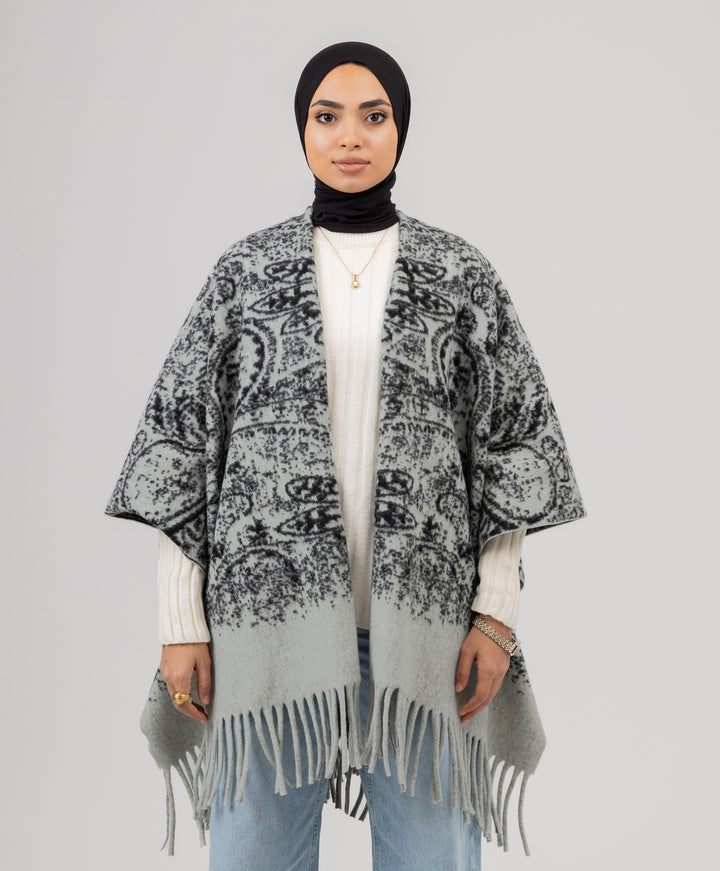 Paisley Winter Cape