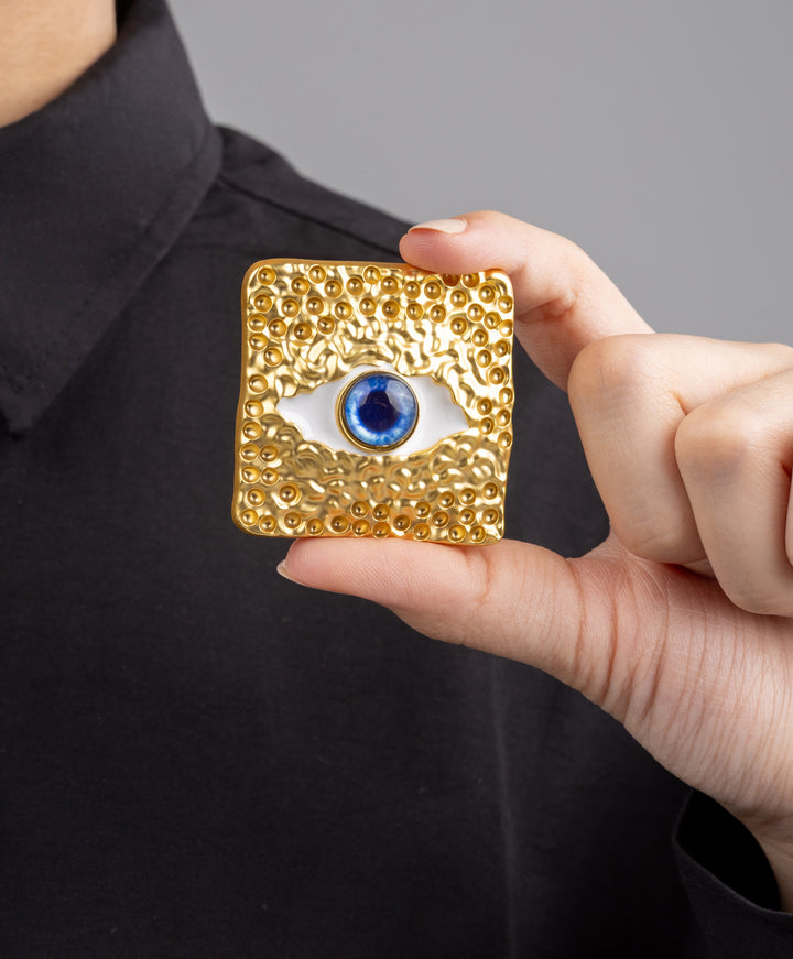 Evil Eye Brooch