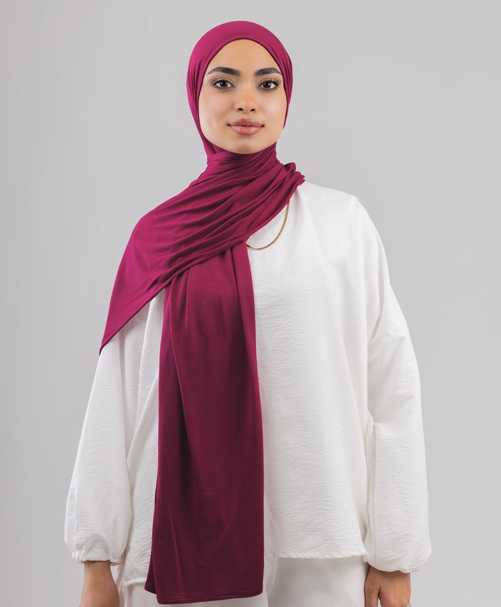 Plain Cotton Lycra Scarf