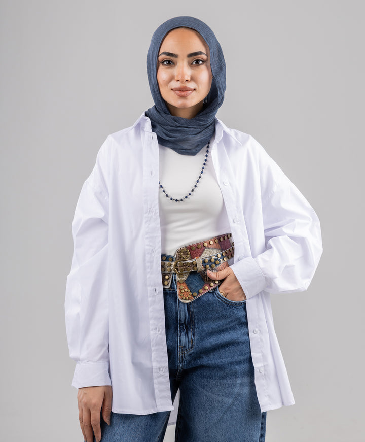 Oversized Poplin Shirt