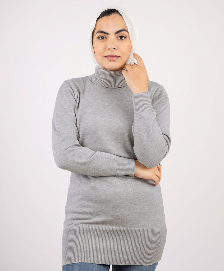 Long Modest Basic Fit Pullover