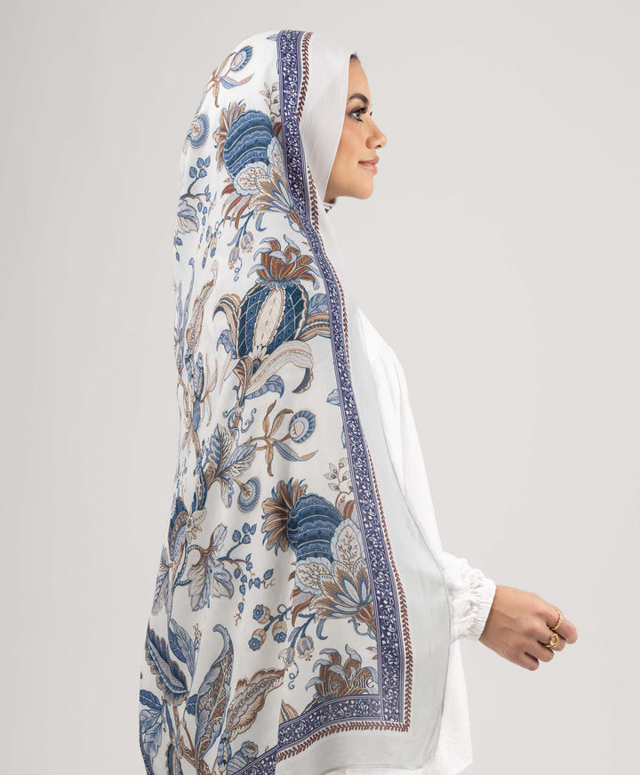 Classic Floral Modal Scarf
