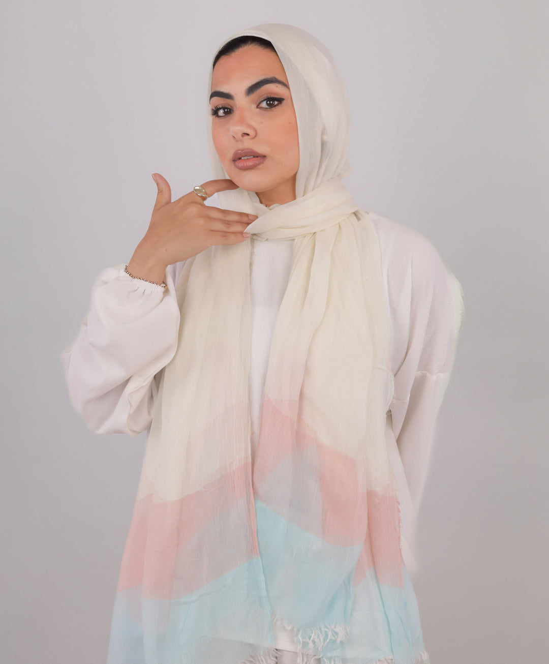 Printed Gradient Scarf