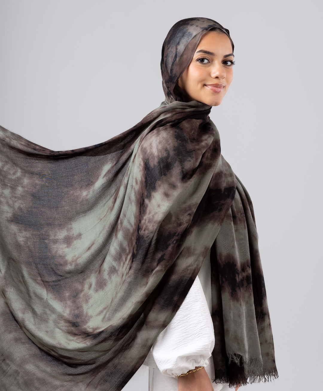 Tie Dye Cotton Scarf