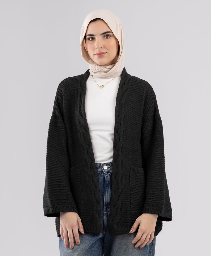 Braided Cardigan