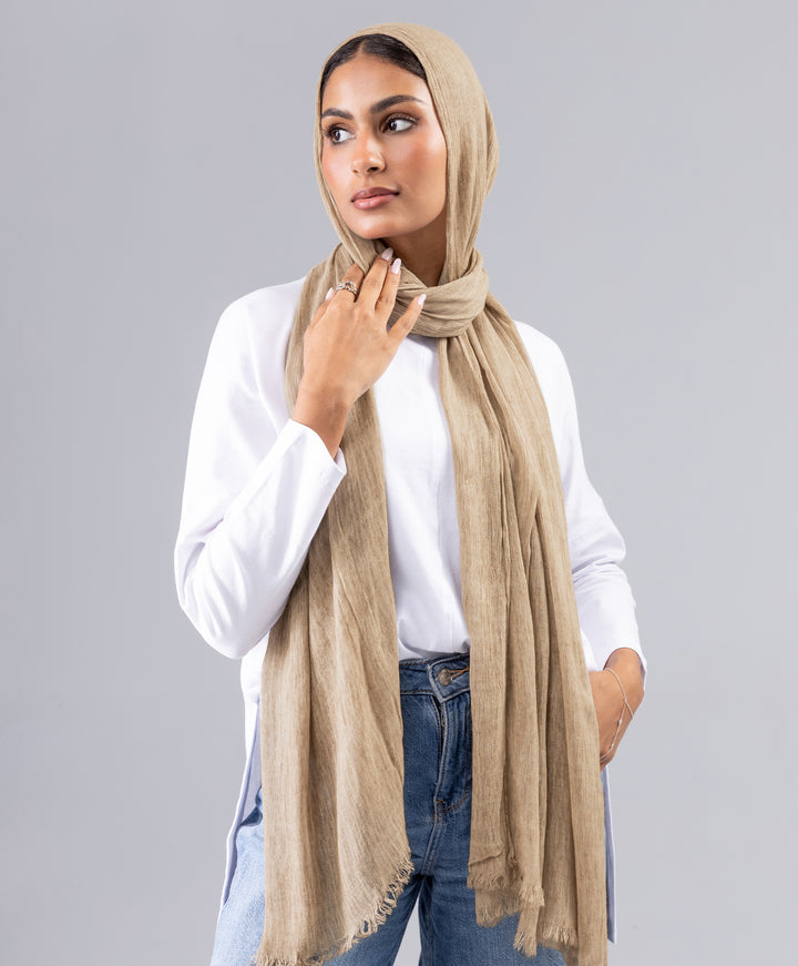 Marble Linen Scarf