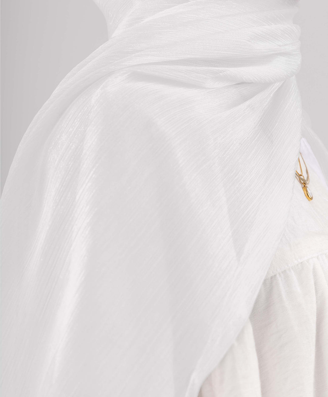 Glittery Chiffon Scarf