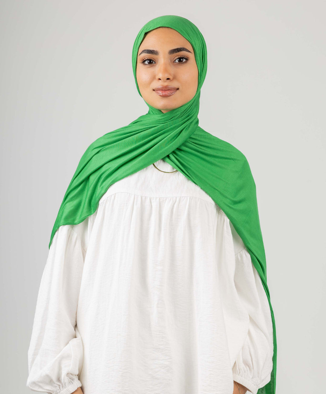 Plain Cotton Lycra Scarf