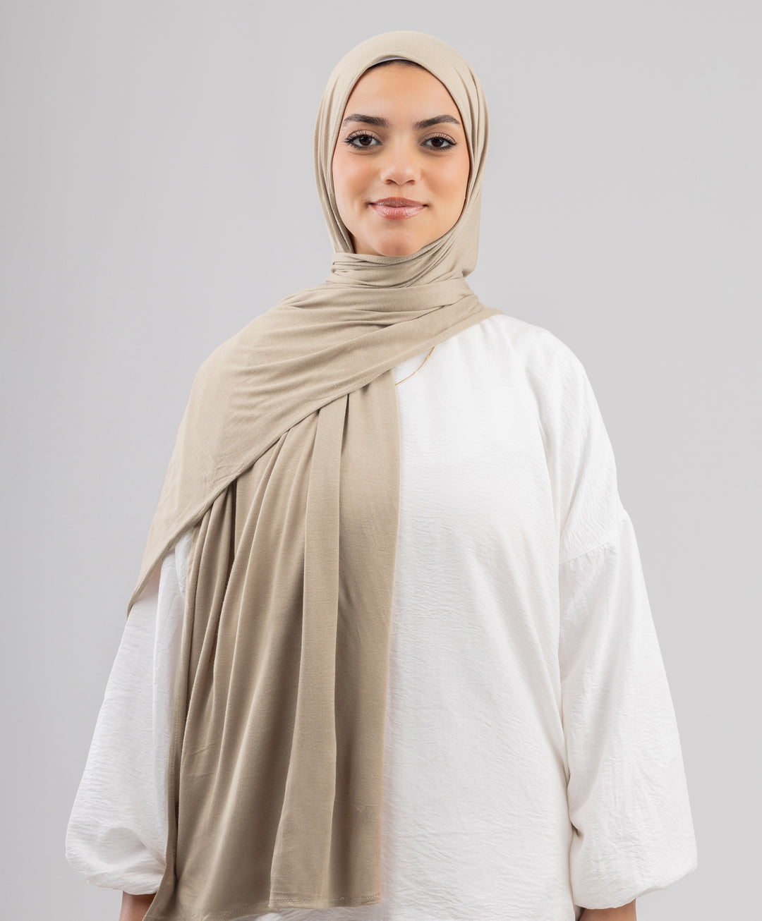 Plain Cotton Lycra Scarf