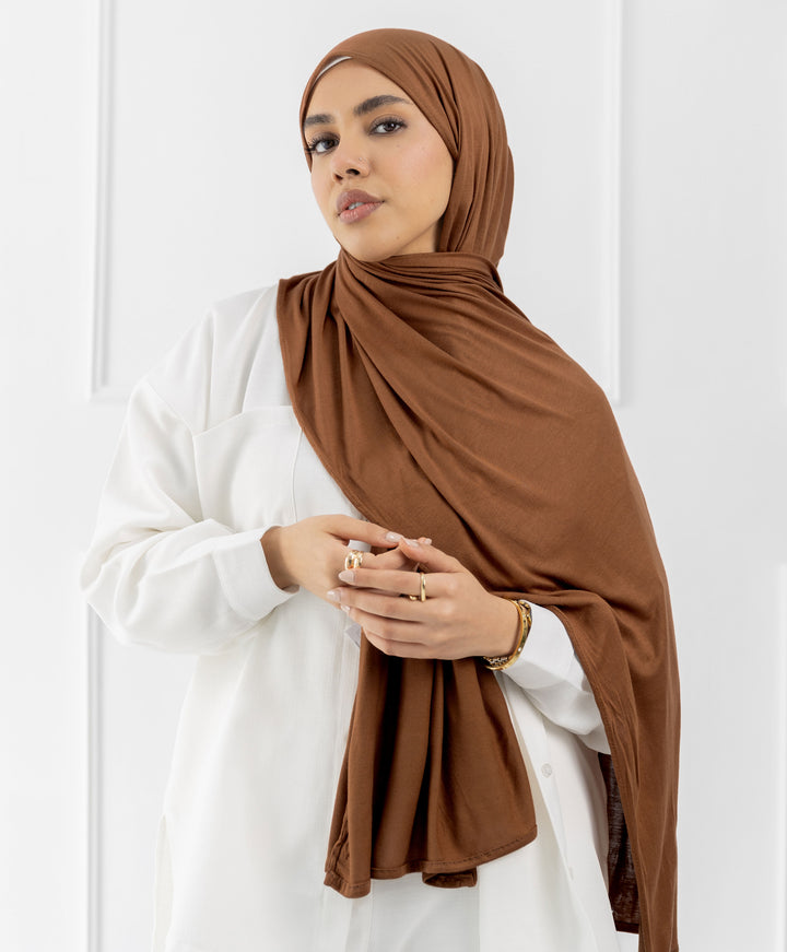 Plain Cotton Lycra Scarf