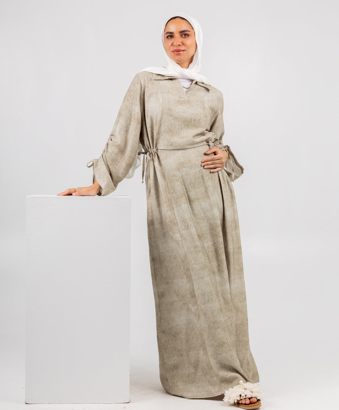 Washed Linen Dress