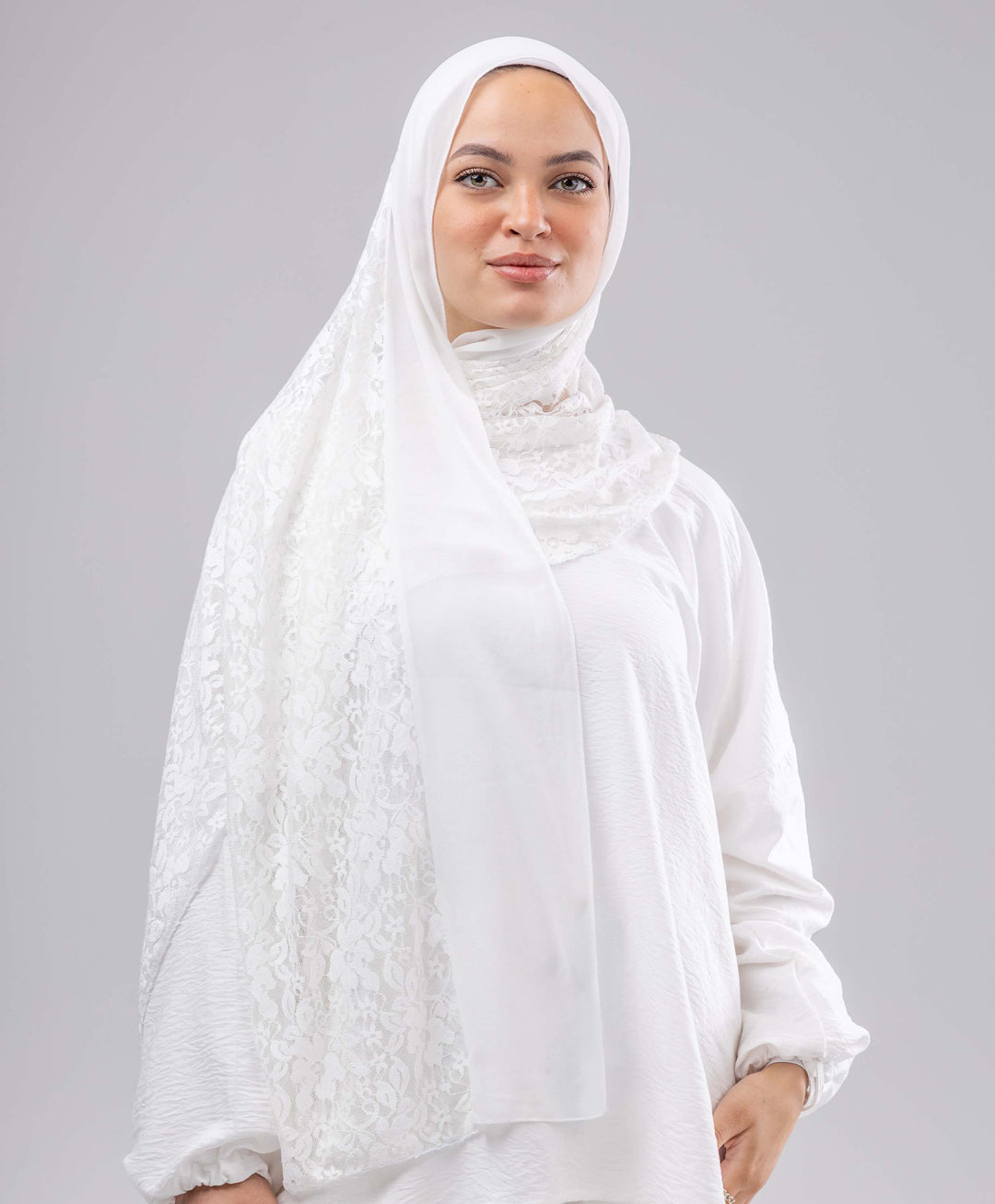 Lace Chiffon Scarf