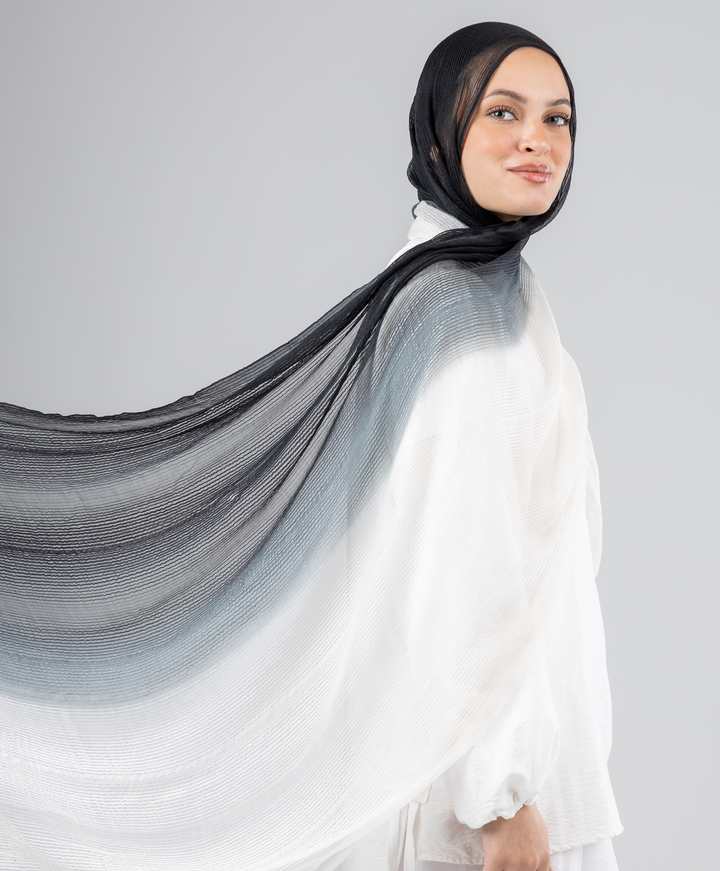 Soft Gradient Cotton Scarf