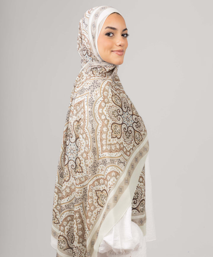 Arabesque Chiffon Scarf