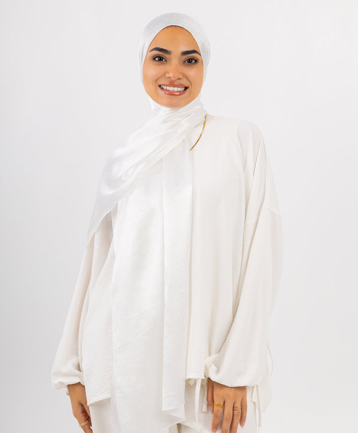 Crushed Satin Scarf