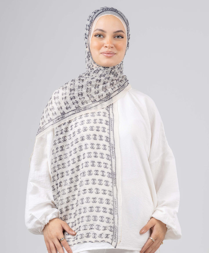 Chain Luxury Crushed Scarf