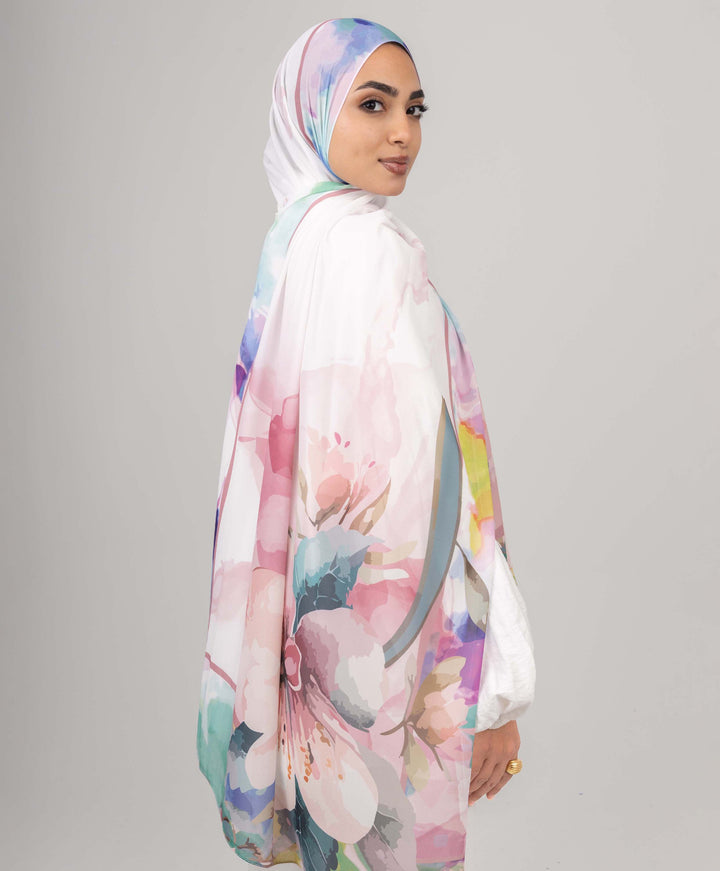 Blooming Chiffon Scarf