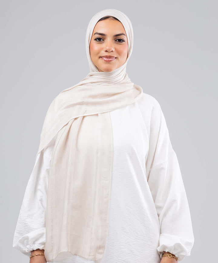 Lined Marble Cotton Scarf