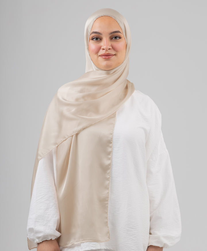 Plain Silk Scarf