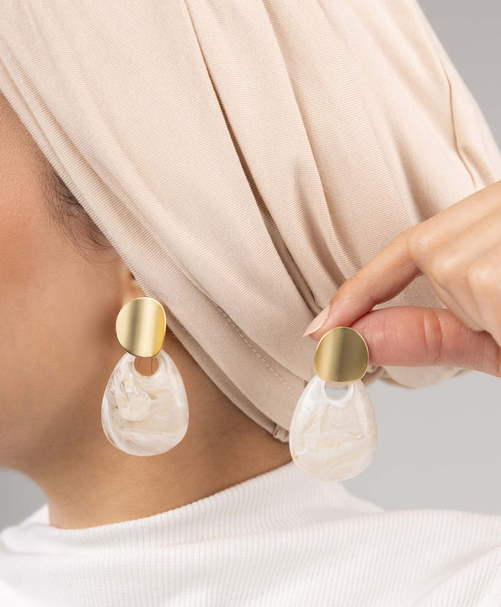 Marble Earrings