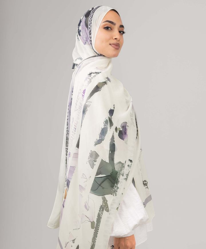 Moonlit Chiffon Scarf
