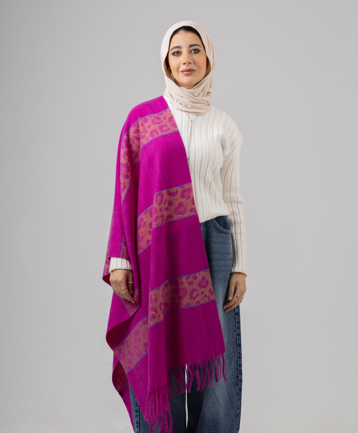 Animal Winter Shawl