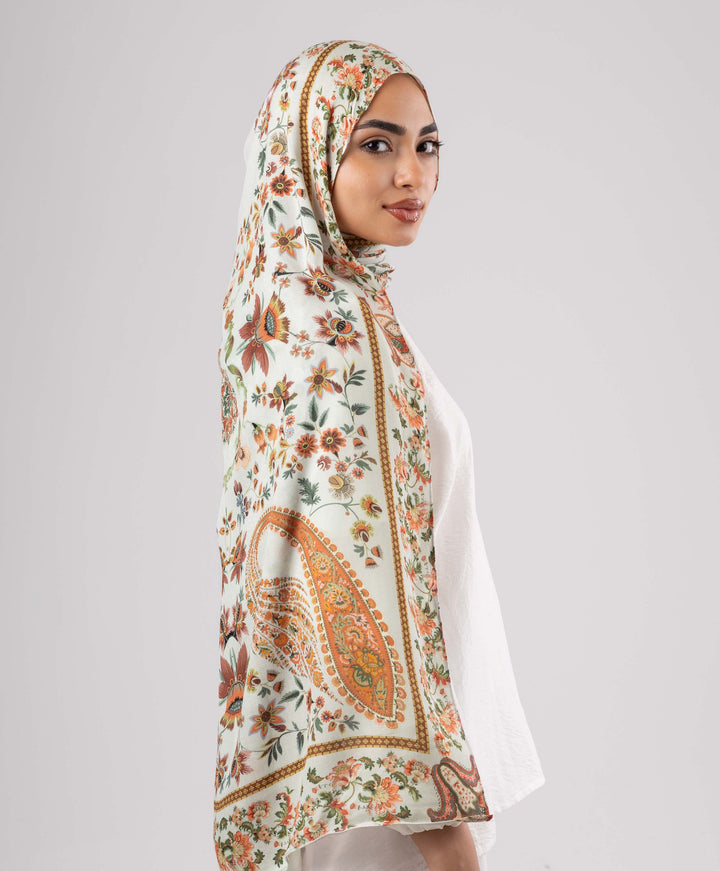 Autumn Paisley Modal Scarf
