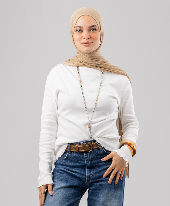 Draped Cotton Shirt