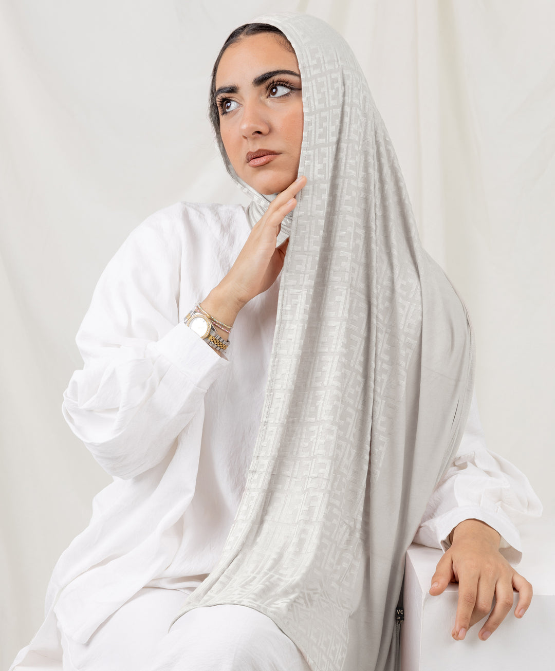 Plain F Lycra Scarf