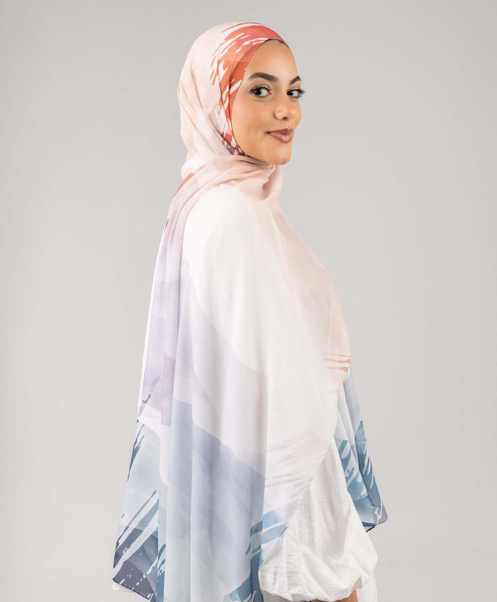 Colorflow Chiffon Scarf