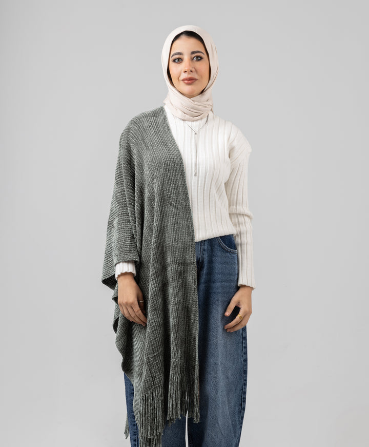 Knitted Winter Shawl