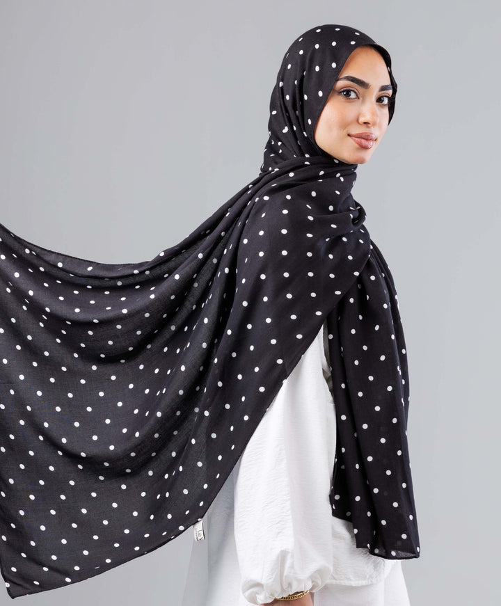 Polka Dots Modal Scarf