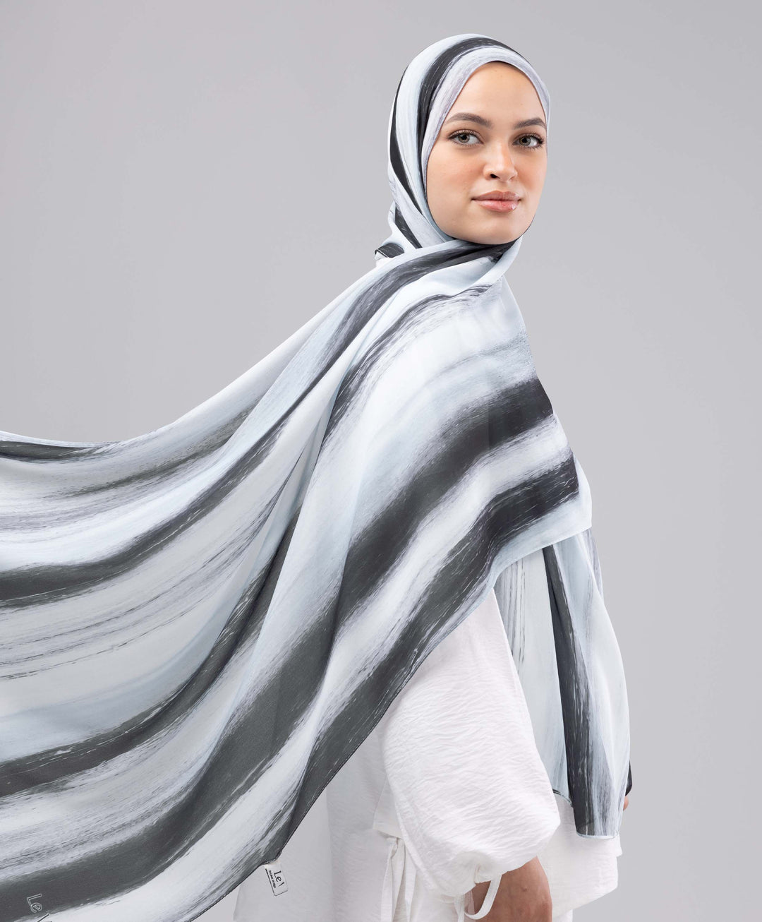 Lunar Flow Chiffon Scarf