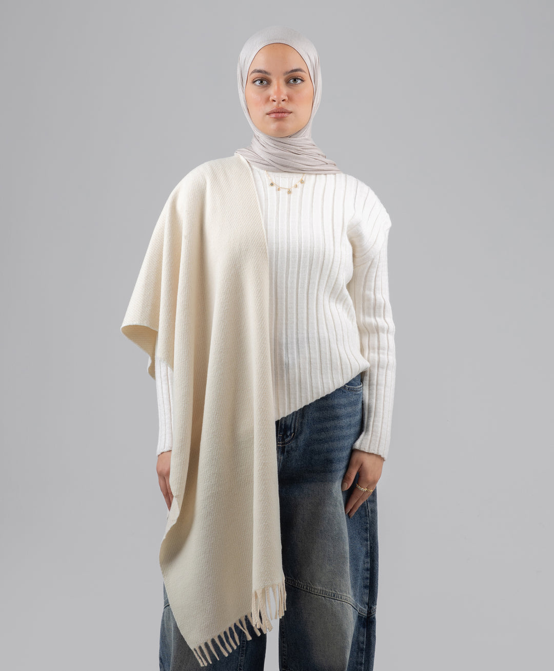Plain Warm Shawl
