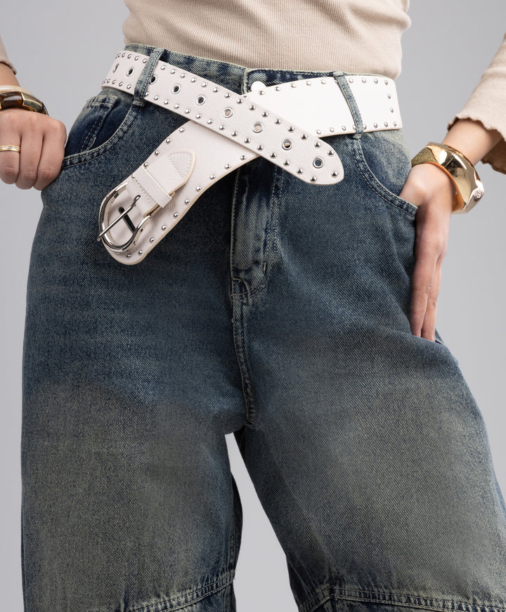 Wide Leather Belt