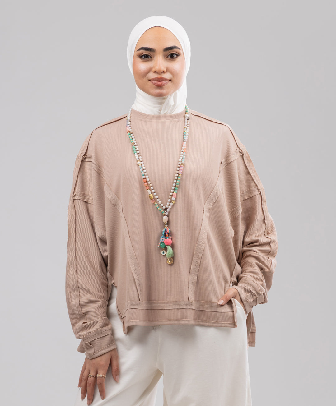 Seamline Cotton Shirt