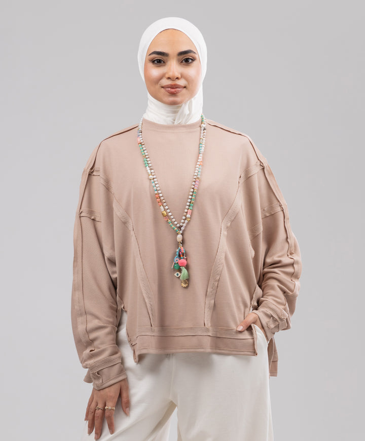 Seamline Cotton Shirt