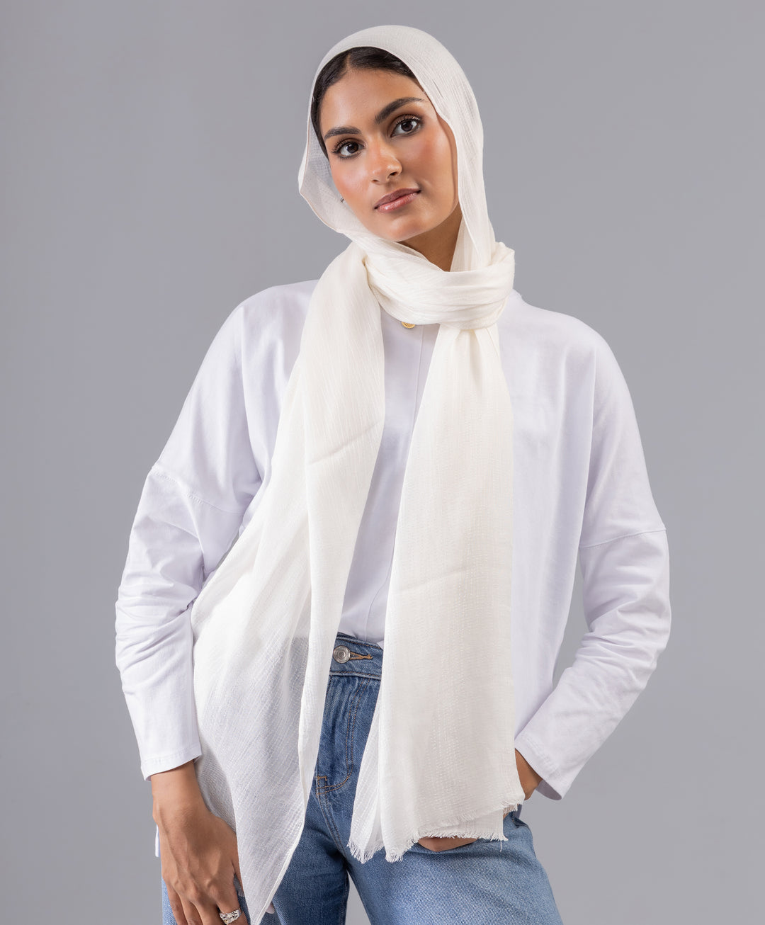 Bubbly Linen Scarf