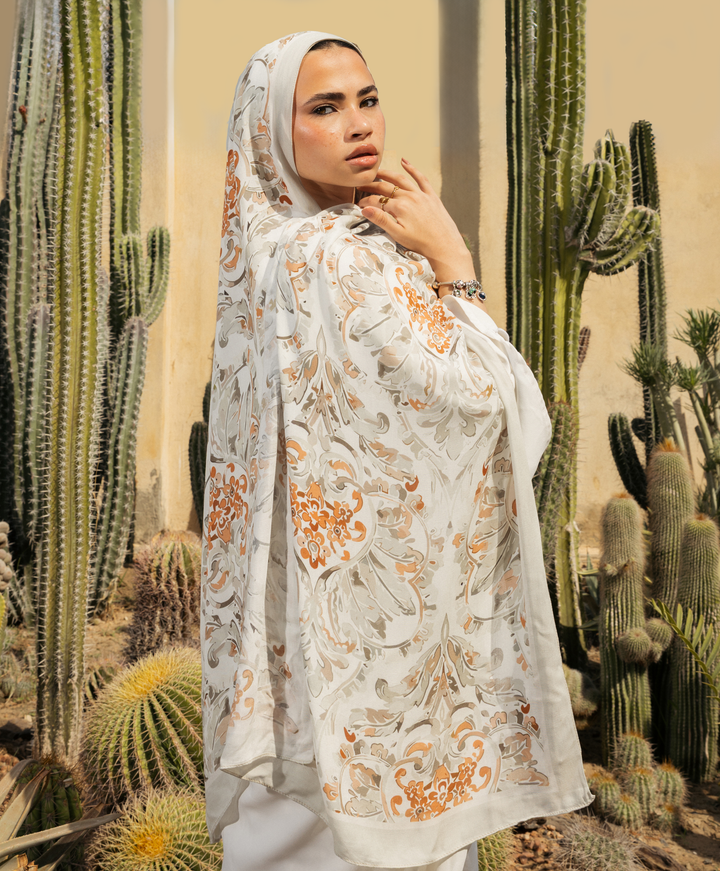 Autumn Bloom Modal Scarf