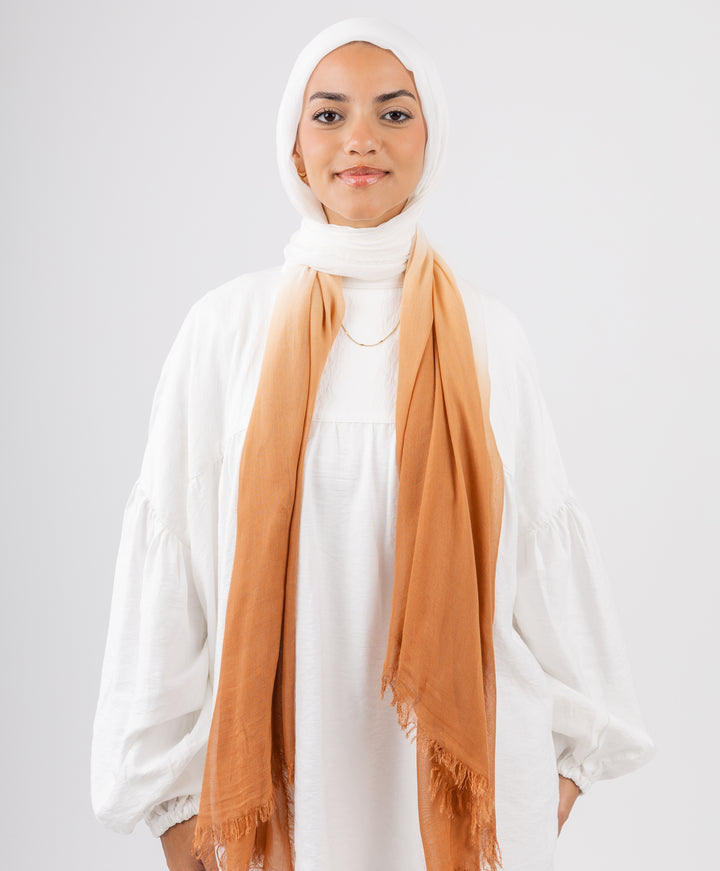 Gradient Cotton Scarf