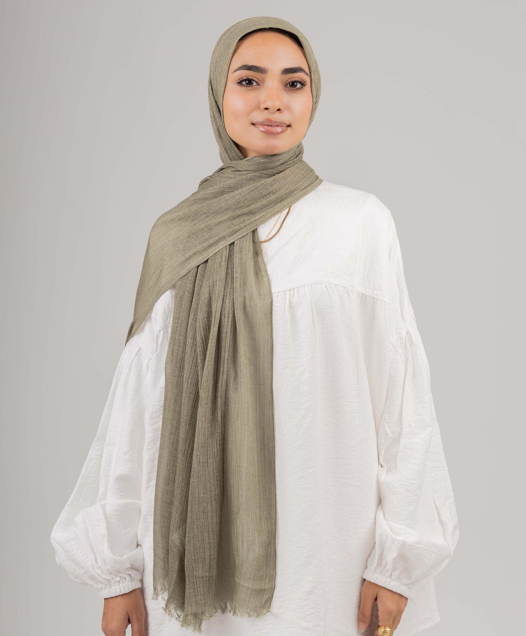 Cozy Marble Linen Scarf