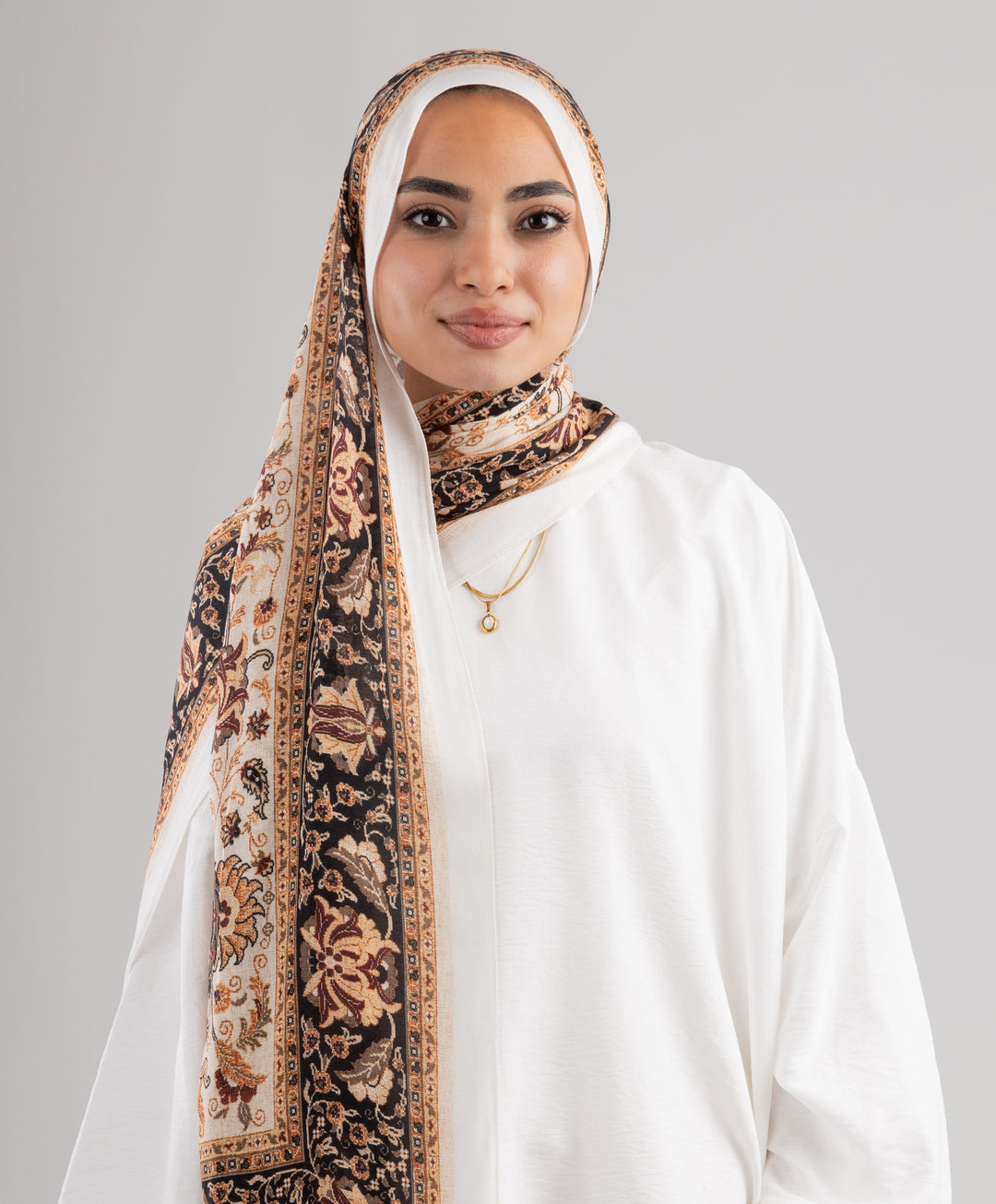 Dark Bloom Modal Scarf