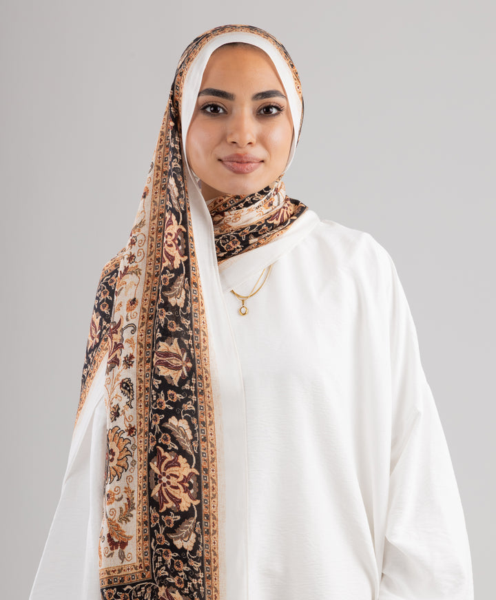 Dark Bloom Modal Scarf