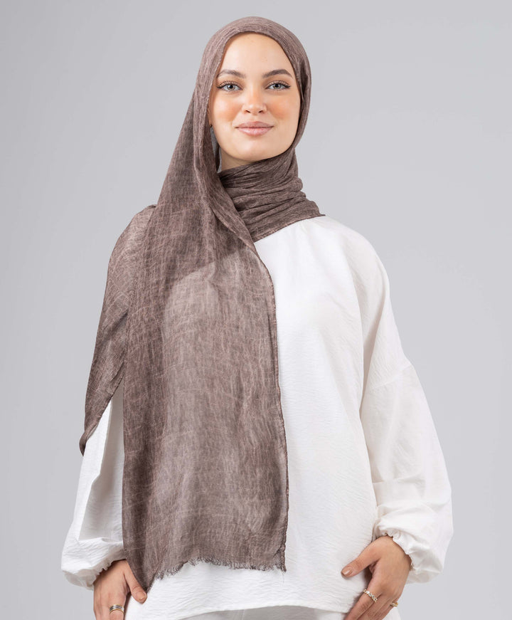 Bamboo Cotton Crushed Scarf