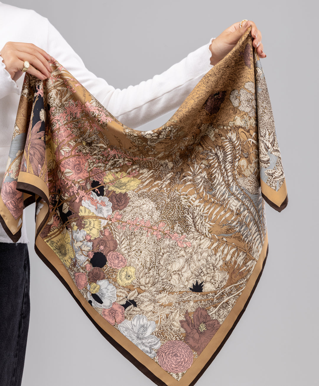 Luxury Silk Square Scarf