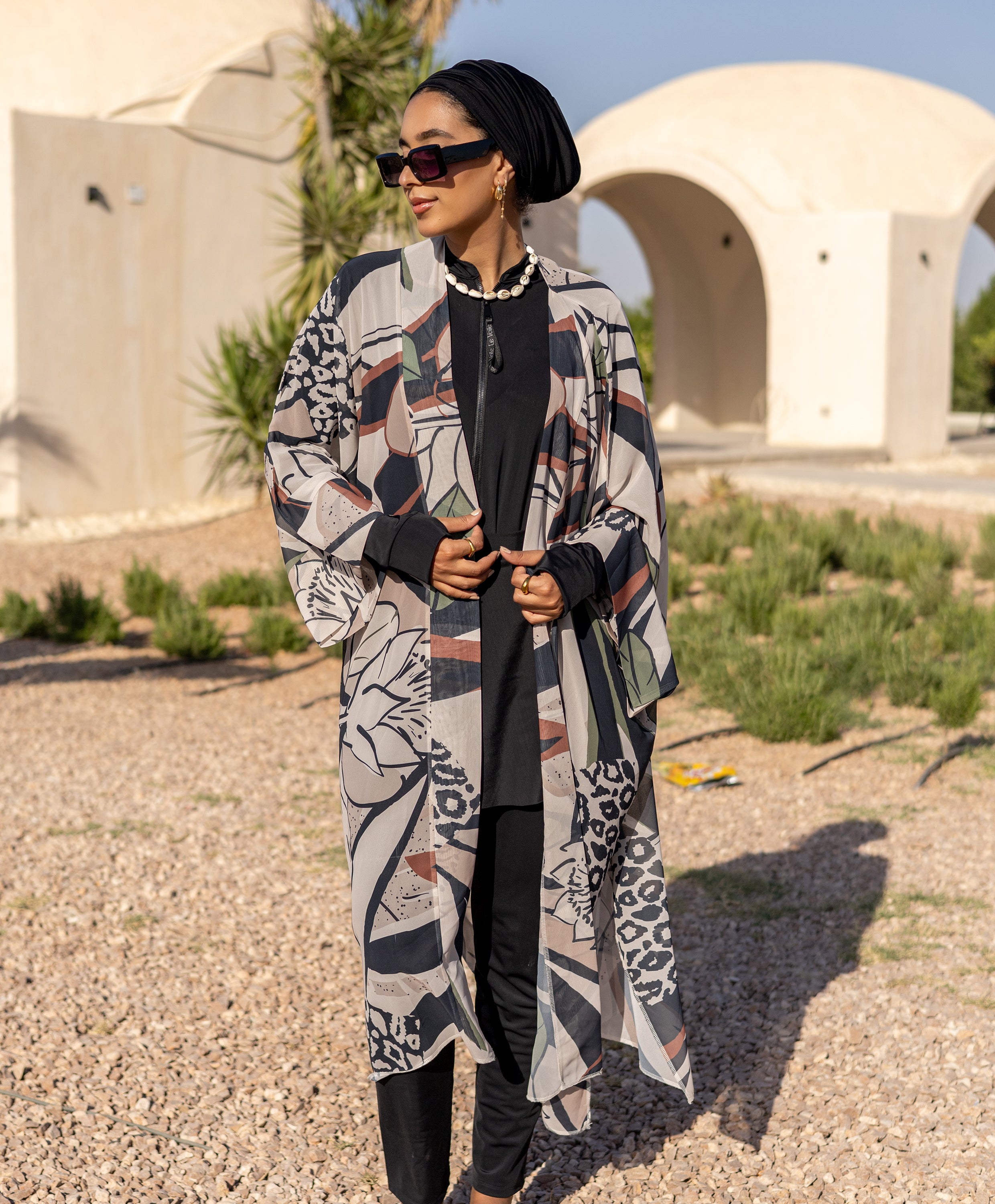 chiffon kimono jacket